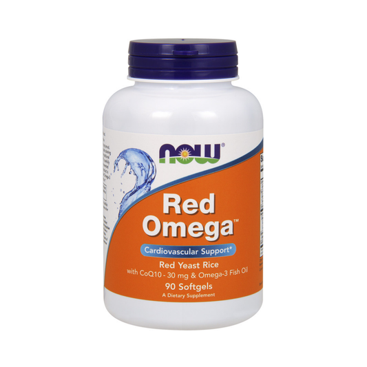 NOW FOODS RED OMEGA (RED YEAST RICE) - 90 SOFTGELS