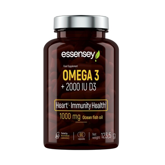 ESSENSEY OMEGA 3 + 2000IU D3 - 90 CAPS