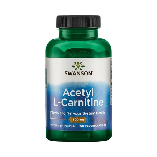 SWANSON ACETYL L-CARNITINE 500MG - 100 VCAPS