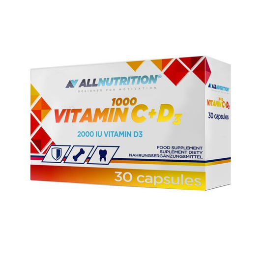 ALLNUTRITION VITAMIN C 1000 + D3 - 30 CAPS