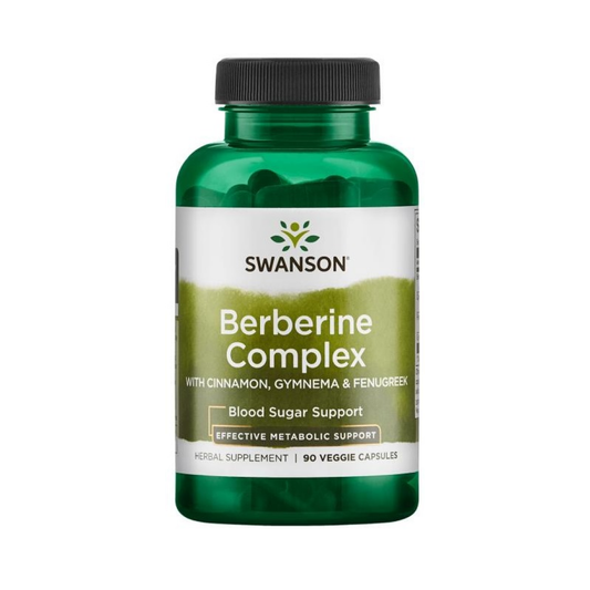 SWANSON BERBERINE COMPLEX WITH CINNAMON GYMNEMA & FENUGREEK - 90 VCAPS