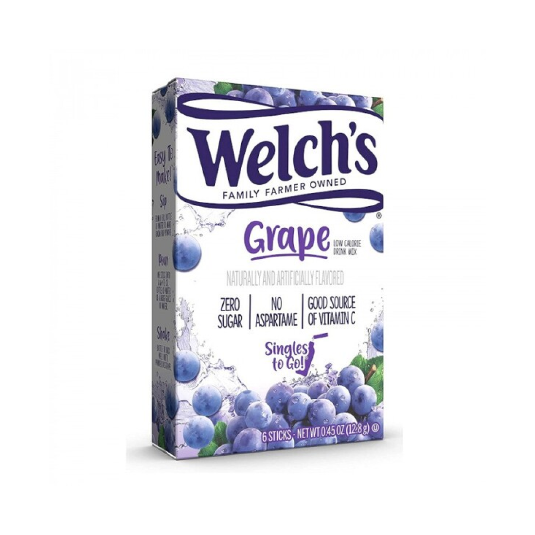 WELCH'S SINGLES TO GO GRAPE - 6 STICKS