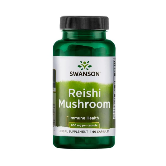 SWANSON REISHI MUSHROOM 600MG - 60 CAPS