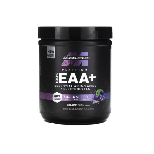 MUSCLETECH PLATINUM 100% EAA+ GRAPE - 387 GRAMS