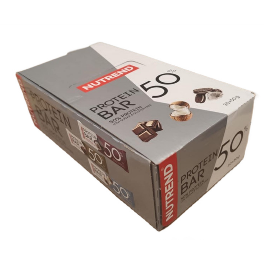 NUTREND PROTEIN BAR 50 COOKIES & CREAM - 30 X 50G