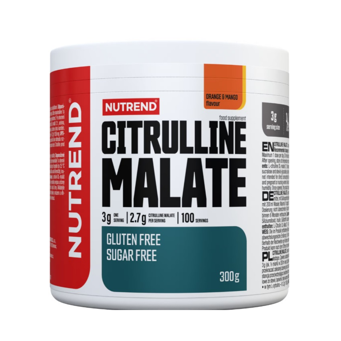 NUTREND CITRULLINE MALATE ORANGE & MANGO - 300 GRAMS