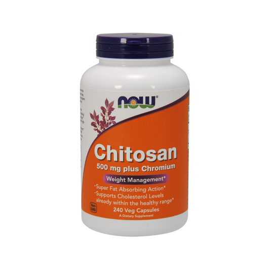 NOW FOODS CHITOSAN 500MG PLUS CHROMIUM - 240 VCAPS