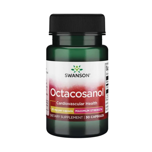 SWANSON OCTACOSANOL MAXIMUM-STRENGTH 20MG - 30 CAPS