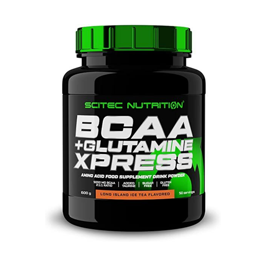 SCITEC BCAA + GLUTAMINE XPRESS LONG ISLAND ICE TEA - 600 GRAMS