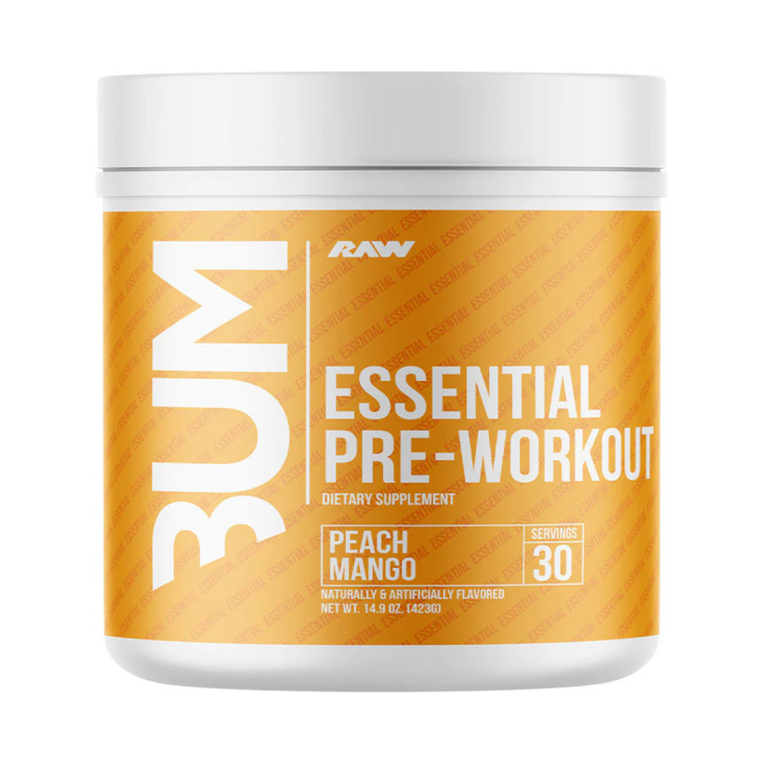 RAW NUTRITION CBUM ESSENTIAL PRE-WORKOUT PEACH MANGO - 423 GRAMS