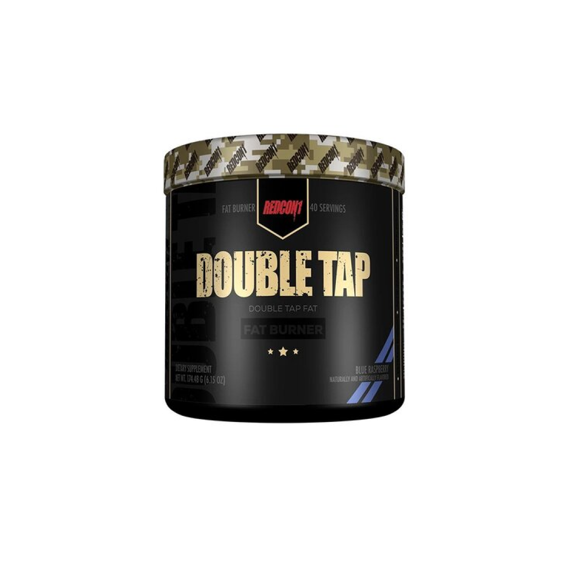REDCON1 DOUBLE TAP POWDER BLUE RASPBERRY - 232 GRAMS