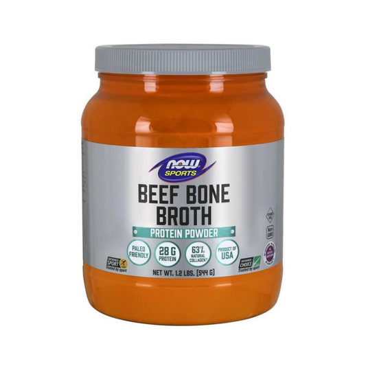 NOW FOODS BONE BROTH BEEF POWDER - 544 GRAMS