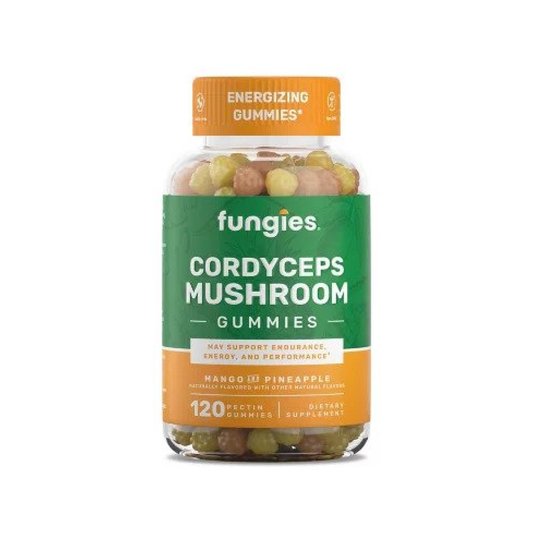 FUNGIES CORDYCEPS MUSHROOM GUMMIES MANGO & PINEAPPLE - 120 GUMMIES