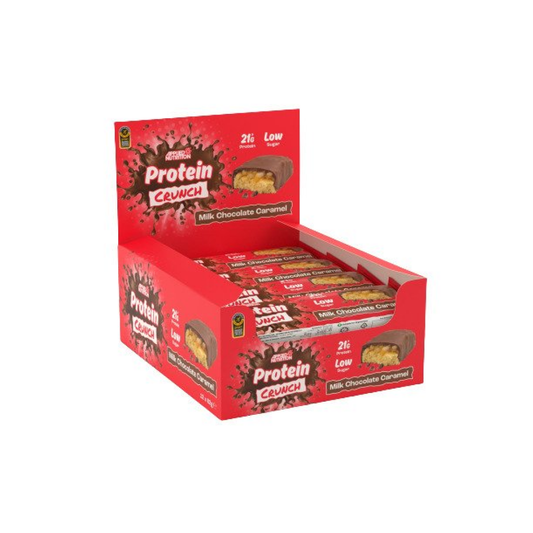 APPLIED NUTRITION APPLIED PROTEIN CRUNCH BAR MILK CHOCOLATE CARAMEL - 12 X 62G