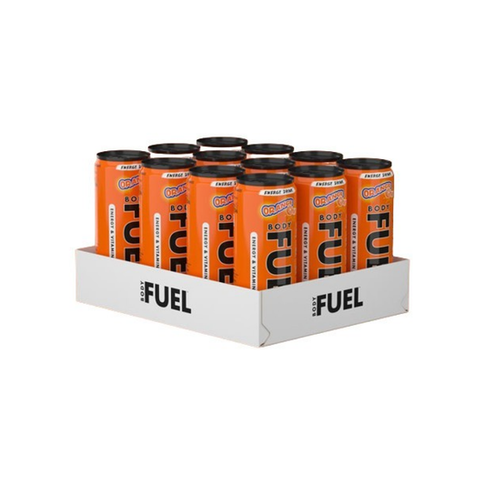 APPLIED NUTRITION BODYFUEL ENERGY CANS ORANGE - 12 X 330 ML