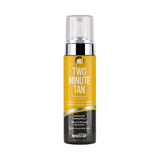PRO TAN TWO MINUTE TAN SUNLESS BRONZER INSTANT GLOW DARK TANNING GEL - 237 ML