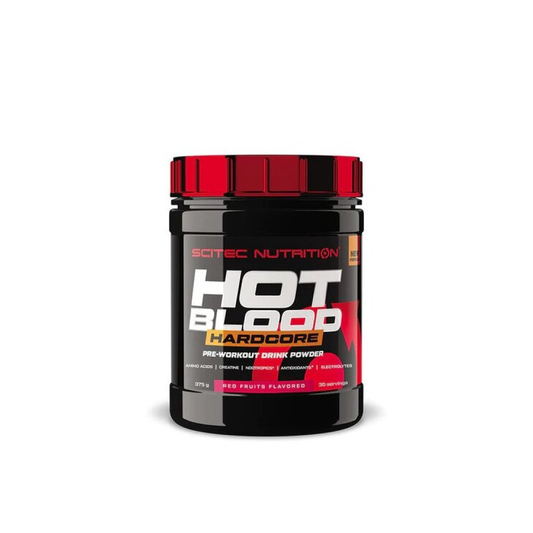SCITEC HOT BLOOD HARDCORE RED FRUITS - 375 GRAMS