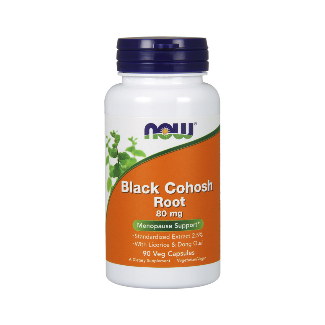 NOW FOODS BLACK COHOSH ROOT 80MG - 90 VCAPS