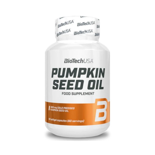 BIOTECHUSA PUMPKIN SEED OIL 1000MG - 60 SOFTGELS