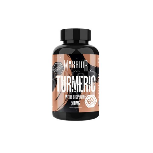 WARRIOR TURMERIC WITH BIOPERINE 510MG - 60 VCAPS
