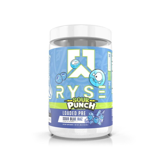 RYSE LOADED PRE SOUR PUNCH BLUE RAZ (EAN 850041914787) - 435 GRAMS