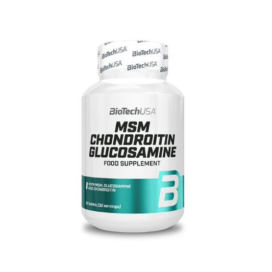 BIOTECHUSA MSM CHONDROITIN GLUCOSAMINE - 60 TABLETS