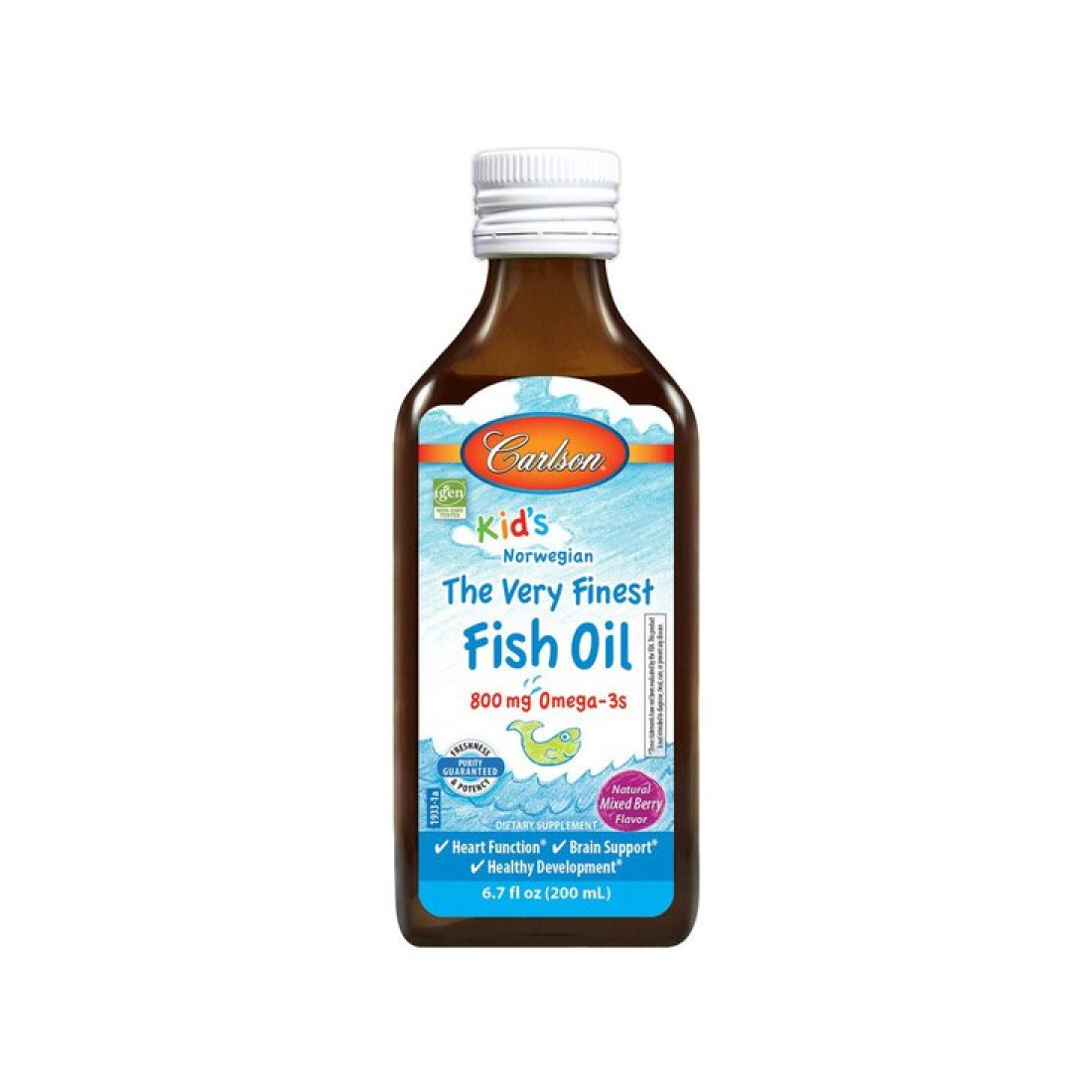 CARLSON LABS KID'S THE VERY FINEST FISH OIL 800MG NATURAL MIXED BERRY - 200 ML