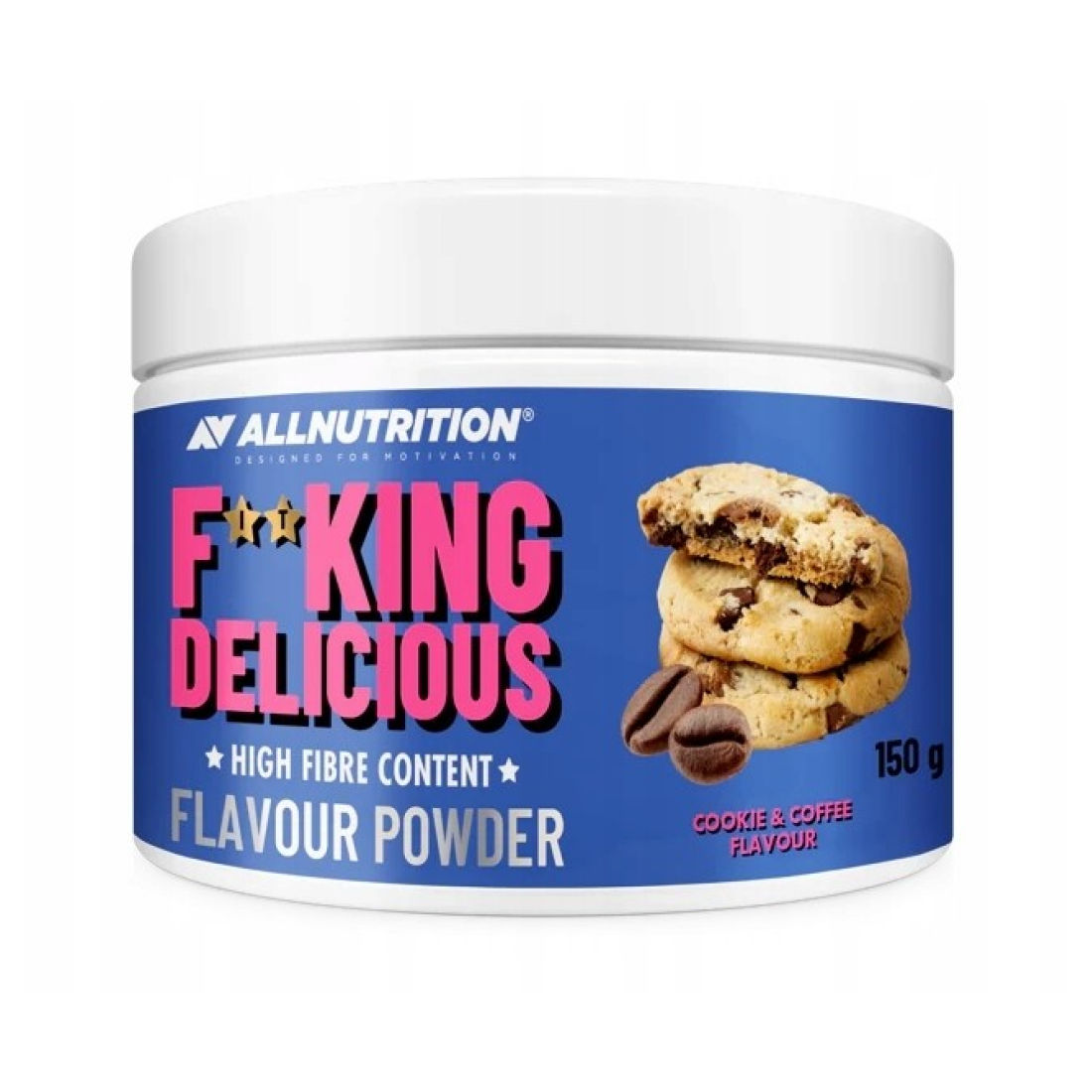 ALLNUTRITION FITKING DELICIOUS FLAVOUR POWDER COOKIE & COFFEE - 150 GRAMS