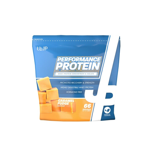 TRAINED BY JP PERFORMANCE PROTEIN CARAMEL FUDGE - 2000 GRAMS