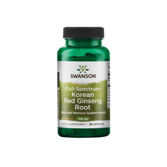 SWANSON FULL SPECTRUM KOREAN RED GINSENG ROOT 400MG - 90 CAPS