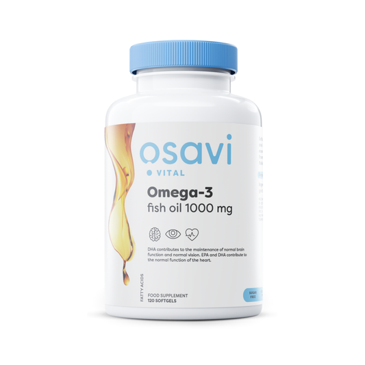 OSAVI OMEGA-3 FISH OIL MOLECULARLY DISTILLED 1000MG - 120 SOFTGELS