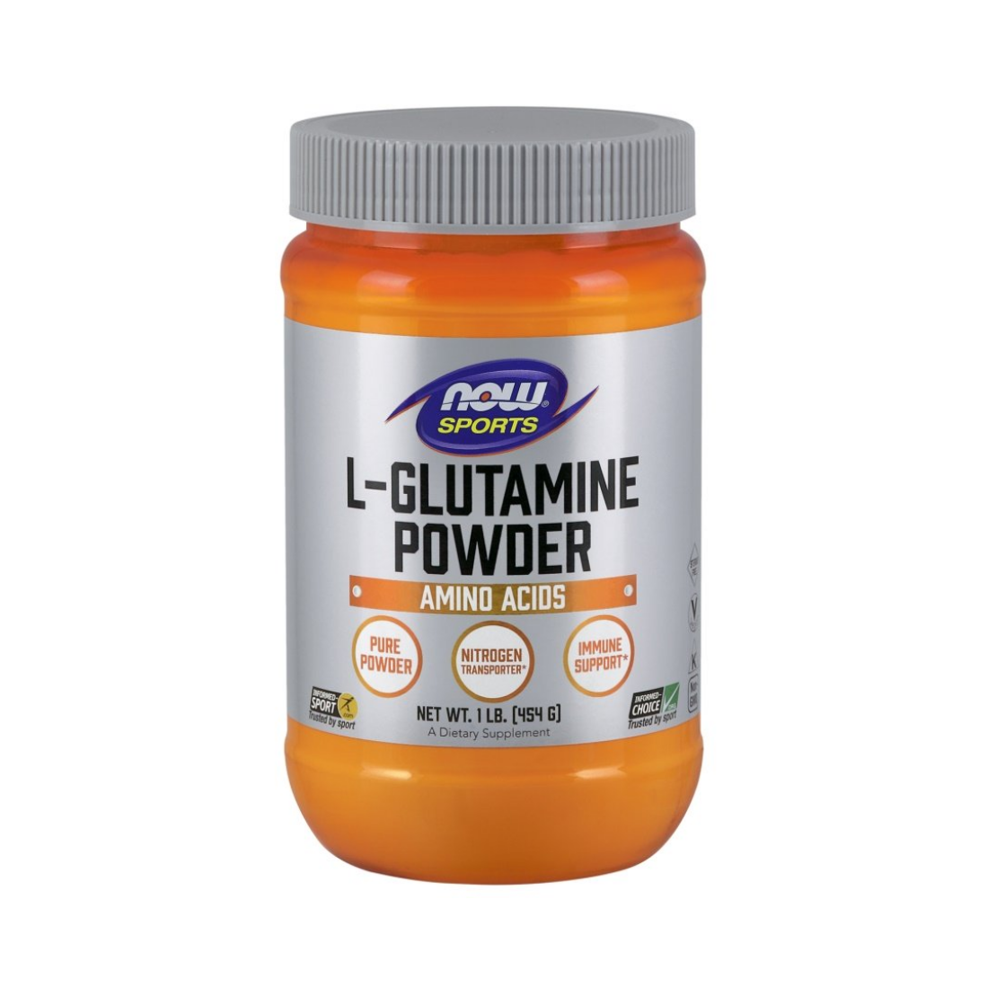NOW FOODS L-GLUTAMINE POWDER - 454 GRAMS