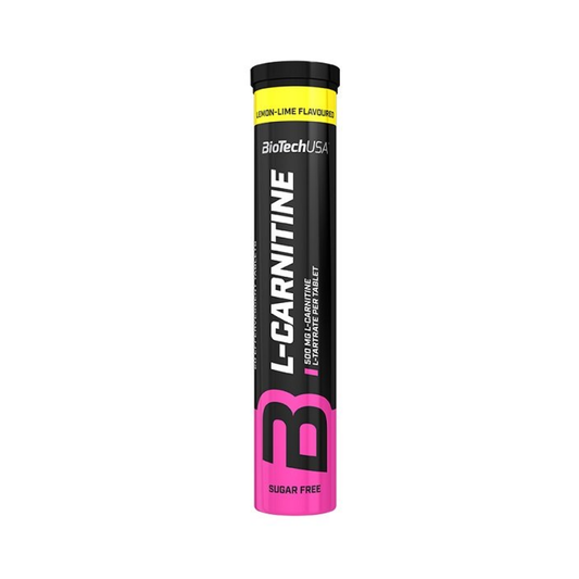 BIOTECHUSA L-CARNITINE EFFERVESCENT 500MG (BLUEBERRY-RASPBERRY) - 20 TABLETS