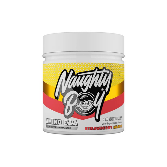 NAUGHTY BOY AMINO EAA STRAWBERRY MANGO - 345 GRAMS