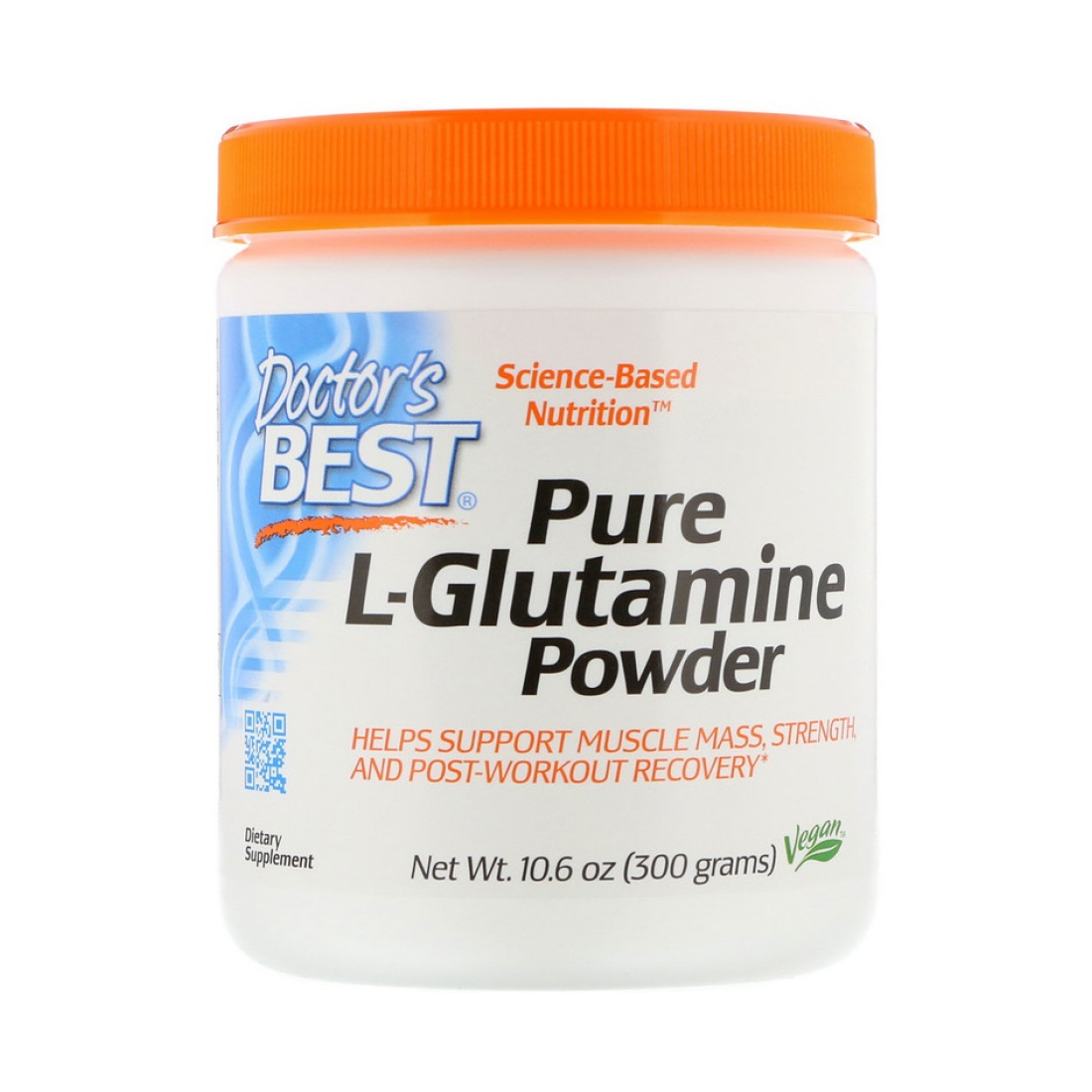DOCTOR'S BEST L-GLUTAMINE POWDER - 300 GRAMS