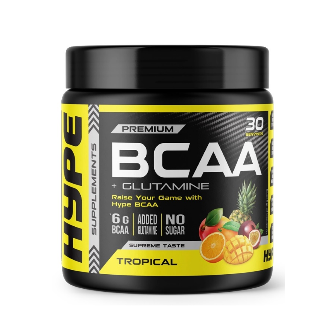 HYPE BCAA + GLUTAMINE TROPICAL - 300 GRAMS