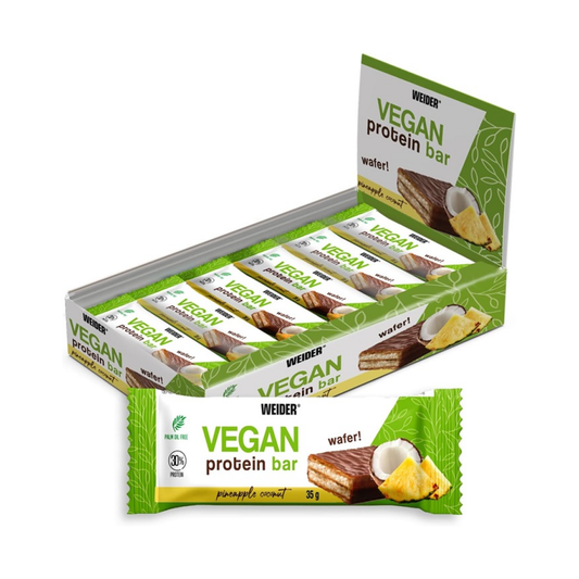 WEIDER VEGAN PROTEIN BAR PINEAPPLE COCONUT - 12 X 35G