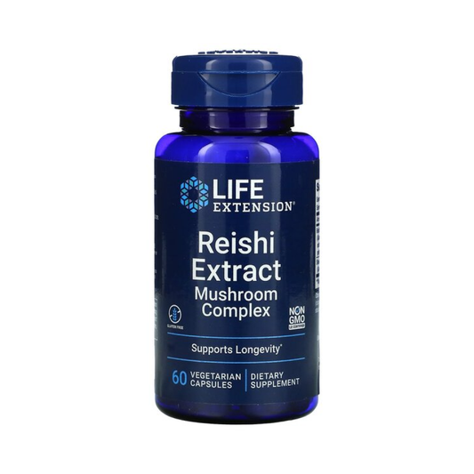 LIFE EXTENSION REISHI EXTRACT MUSHROOM COMPLEX - 60 VCAPS