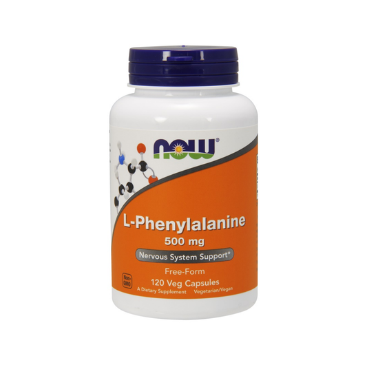 NOW FOODS L-PHENYLALANINE 500MG - 120 VCAPS