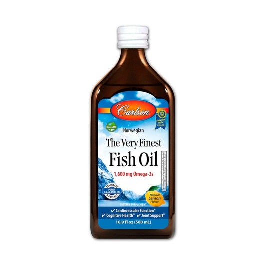 CARLSON LABS THE VERY FINEST FISH OIL NATURAL LEMON - 500 ML