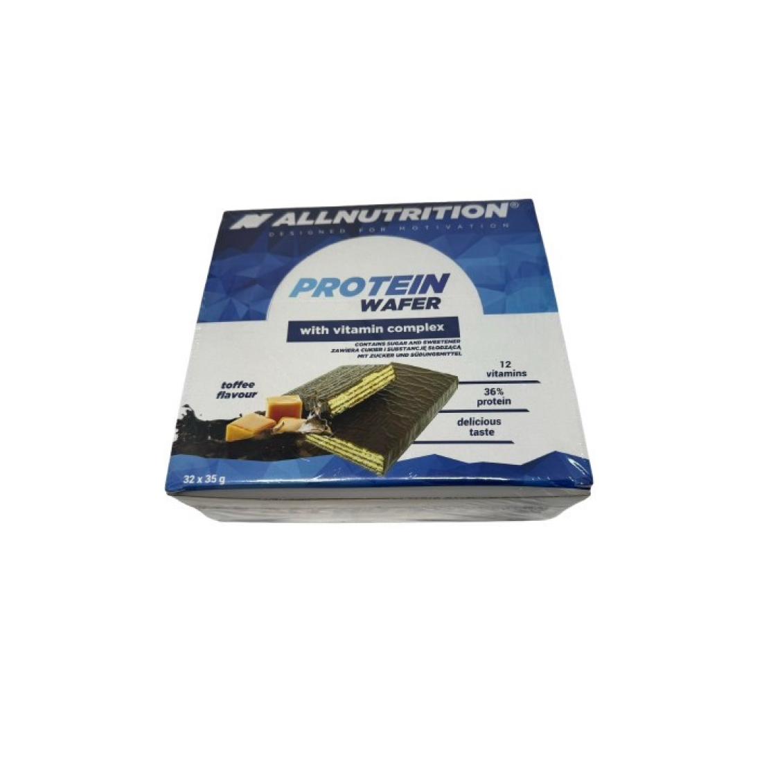 ALLNUTRITION PROTEIN WAFER BAR TOFFEE - 32 X 35G