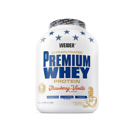 WEIDER PREMIUM WHEY STRAWBERRY VANILLA - 2300 GRAMS