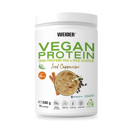 WEIDER VEGAN PROTEIN ICED CAPPUCCINO - 540 GRAMS