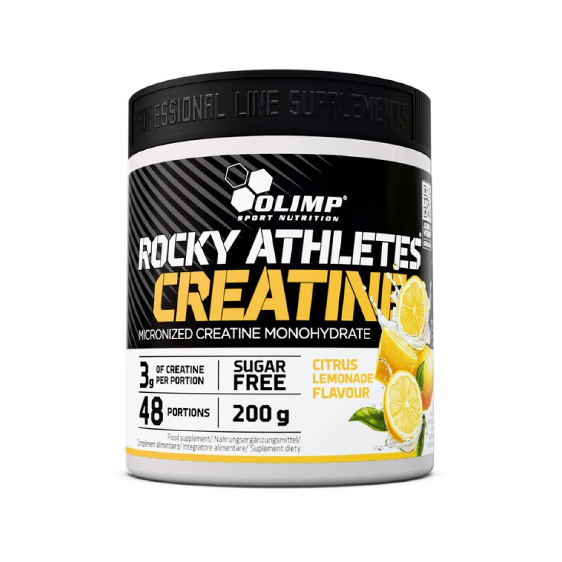 OLIMP NUTRITION ROCKY ATHLETES CREATINE CITRUS LEMONADE - 200 GRAMS