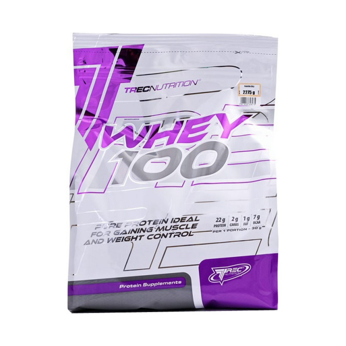 TREC NUTRITION WHEY 100 (BAG) VANILLA - 2275 GRAMS