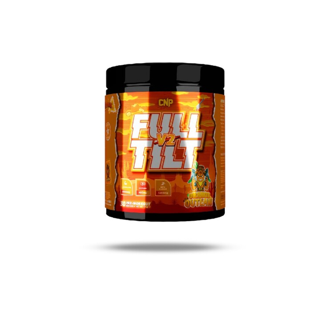 CNP FULL TILT V2 PRE-WORKOUT ORANGE OUTLAW - 570 GRAMS
