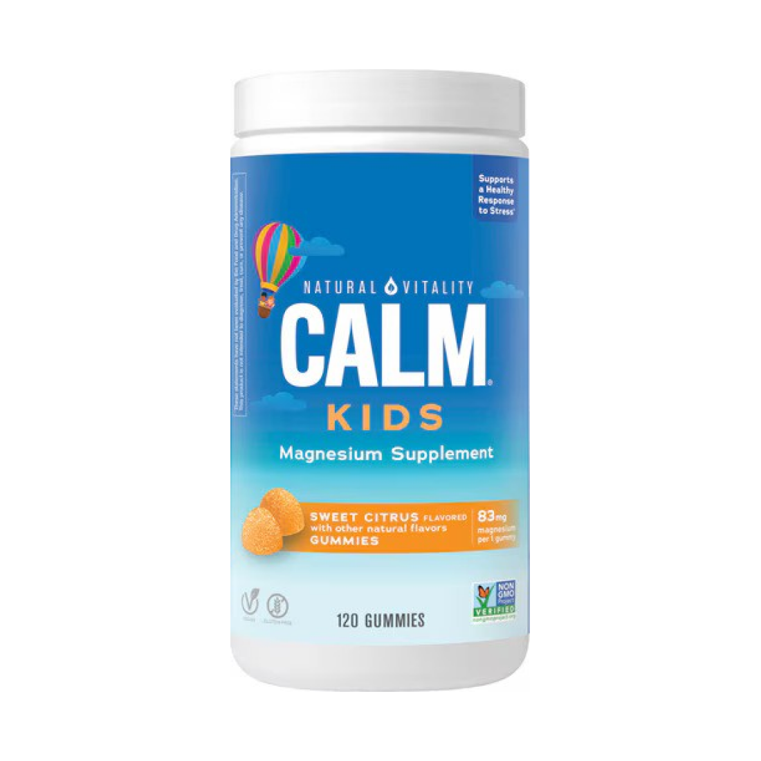 NATURAL VITALITY CALM KIDS GUMMIES SWEET CITRUS - 120 GUMMIES