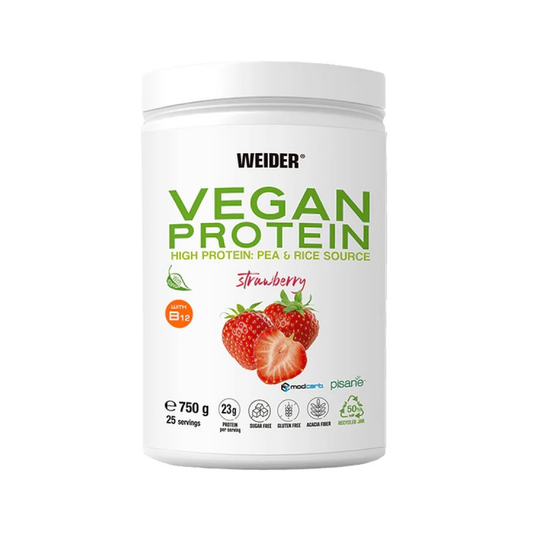 WEIDER VEGAN PROTEIN STRAWBERRY - 750 GRAMS