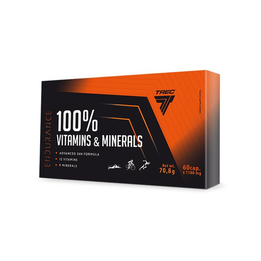 TREC NUTRITION ENUDRANCE 100% VITAMINS & MINERALS - 60 CAPS