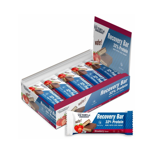 WEIDER JOE WEIDER VICTORY ENDURANCE RECOVERY BAR STRAWBERRY - 12 X 50G